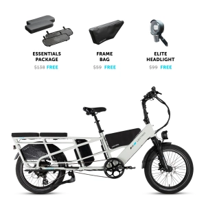 XPedition 2.0 Stratus White   FREE Running Boards, Cushions, Elite Headlight, & Frame Bag ($296 Value)